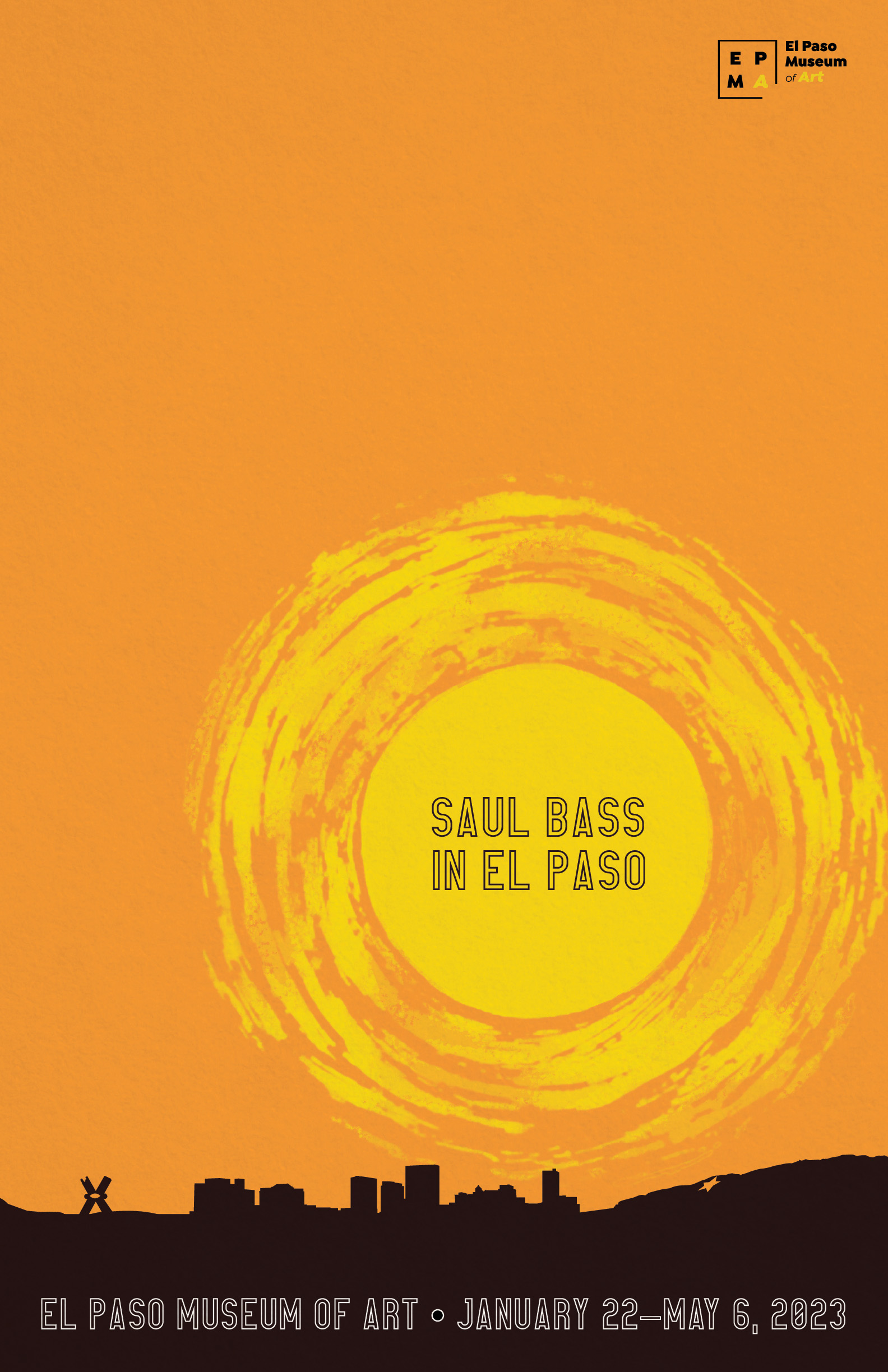Proof of concept poster for the Saul Bass in El Paso EPMOA event.